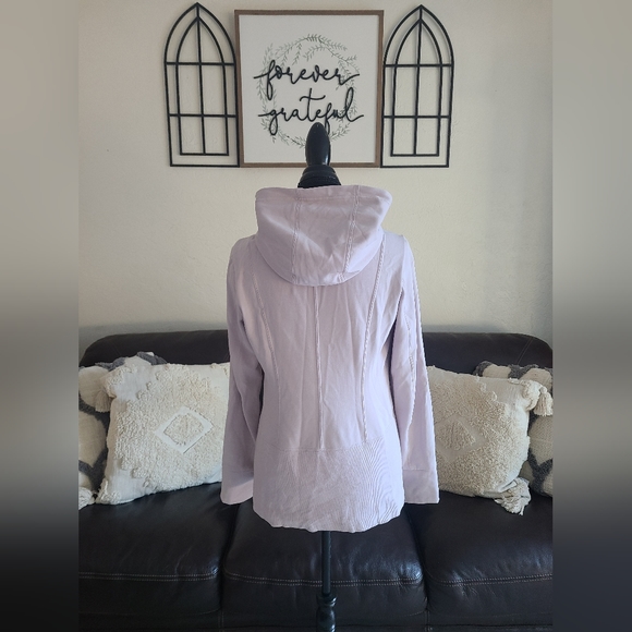 ATHLETA Women's Zip-Up Hoodie Sweater In Lavender Women's Size M - Picture 5 of 13